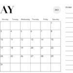may 2021 a4 letter page calendar
