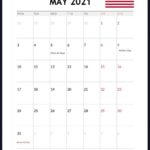 May 2021 US Holidays Calendar