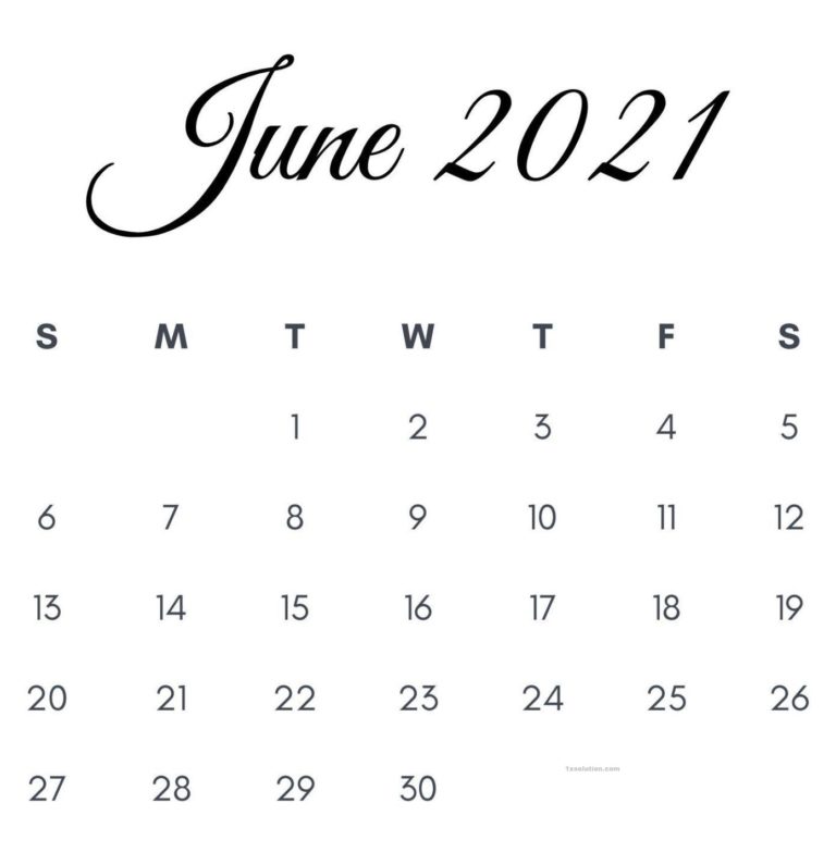 free june calendar 2021 printable pdf word excel templates