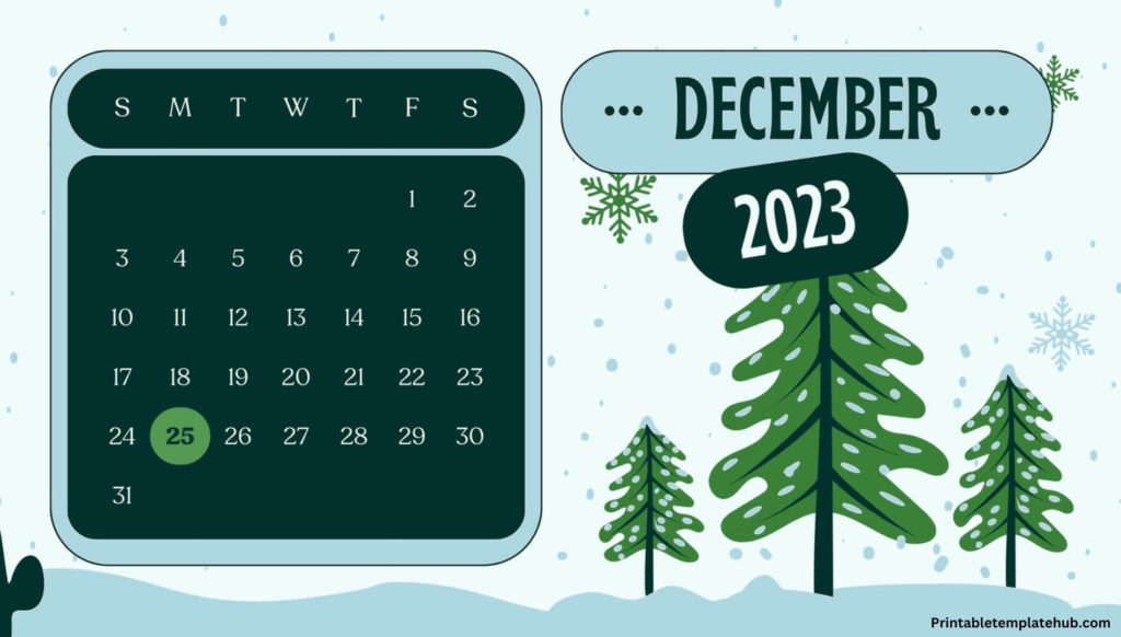 December 2023 Wallpaper Calendar For Desktop Free