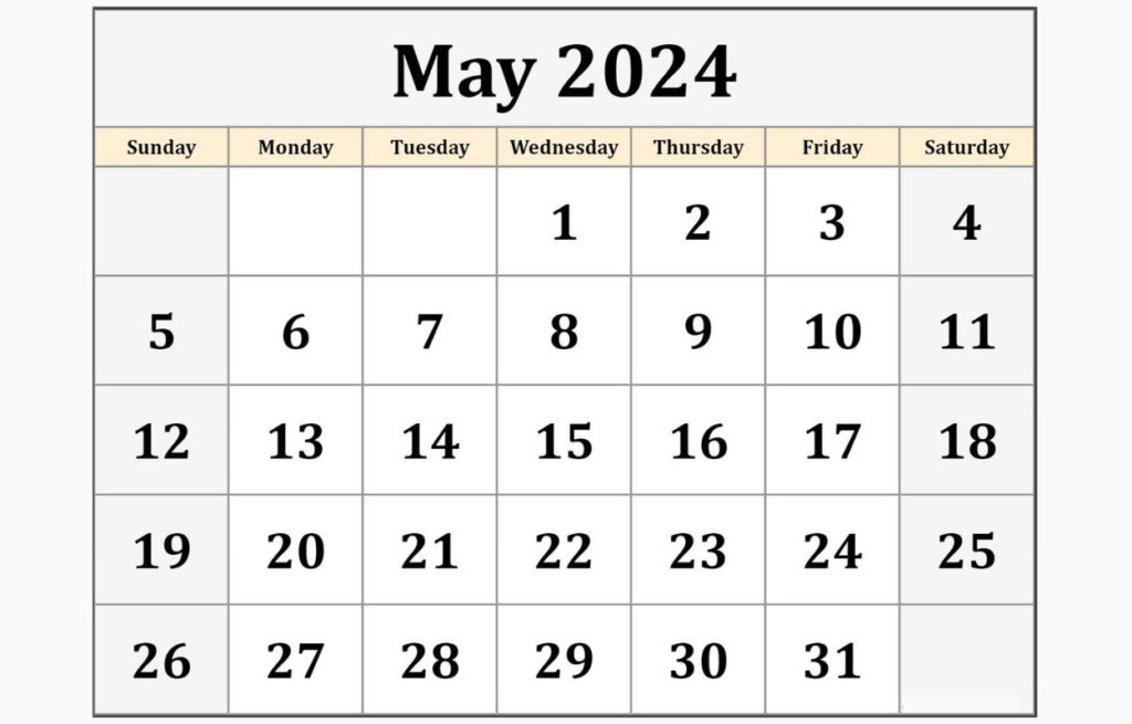 free may calendar 2024 printable