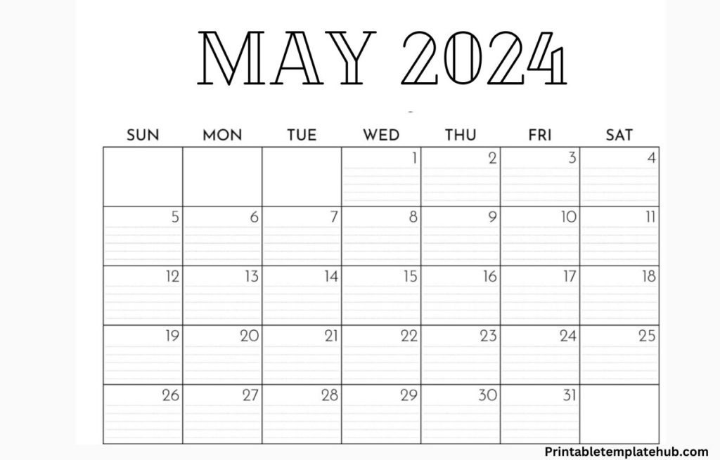 may 2024 editable calendar