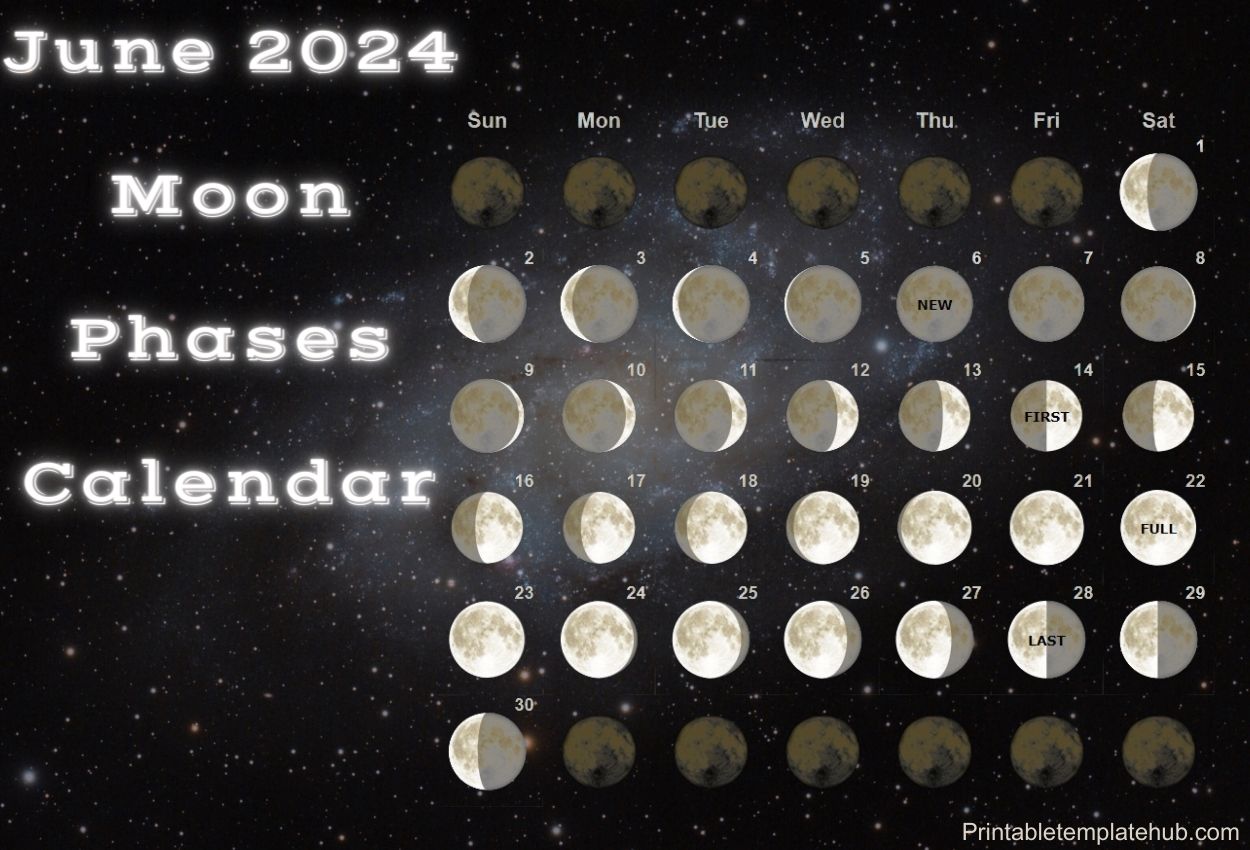 Moon June 2024 templates
