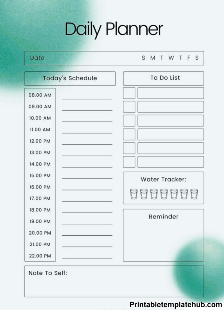 Free Daily Planner Template For Download